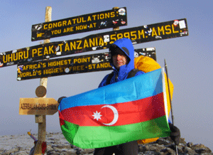 7 azərbaycanlının Kilimancaroya yürüşü